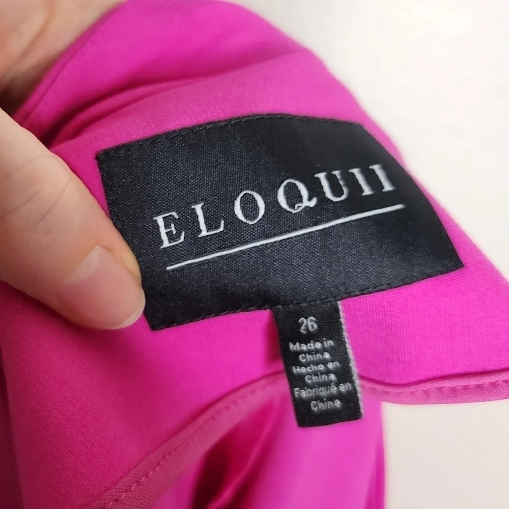 Eloquii Berry The Ultimate Stretch Suit Blazer 26